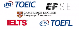 Logos de los exámenes internacionales de inglés